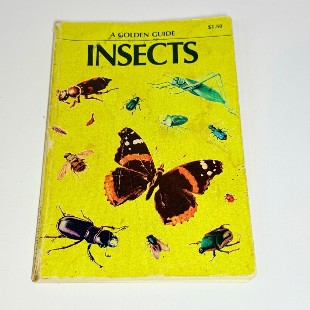 Vintage Insects A Golden Guide Book Herbert Zim Clarence Cottam 1956 24492